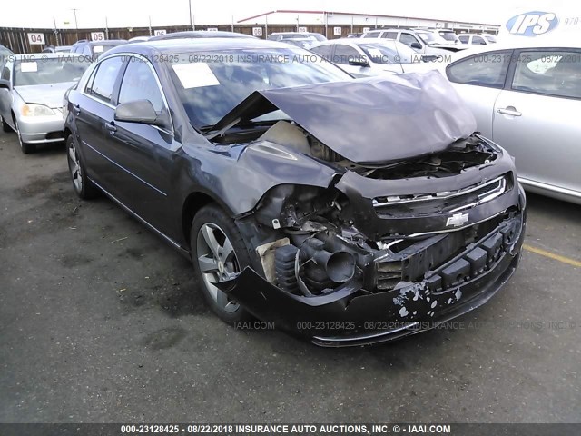 1G1ZC5EU2BF222118 - 2011 CHEVROLET MALIBU 1LT GRAY photo 1