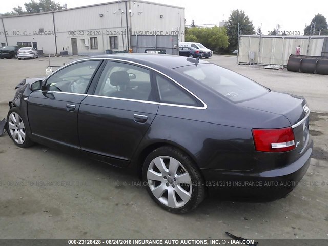 WAUDG74F16N030699 - 2006 AUDI A6 3.2 QUATTRO BLACK photo 3