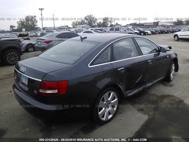 WAUDG74F16N030699 - 2006 AUDI A6 3.2 QUATTRO BLACK photo 4