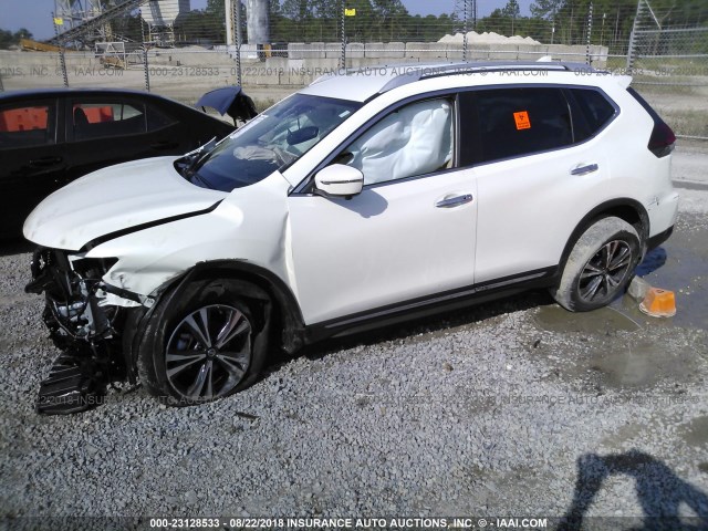 JN8AT2MT4JW465959 - 2018 NISSAN ROGUE S/SL/SV WHITE photo 2