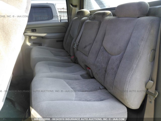 3GNEC12Z76G145644 - 2006 CHEVROLET AVALANCHE C1500 GRAY photo 8