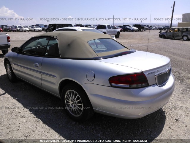 1C3EL55R96N259751 - 2006 CHRYSLER SEBRING TOURING SILVER photo 3