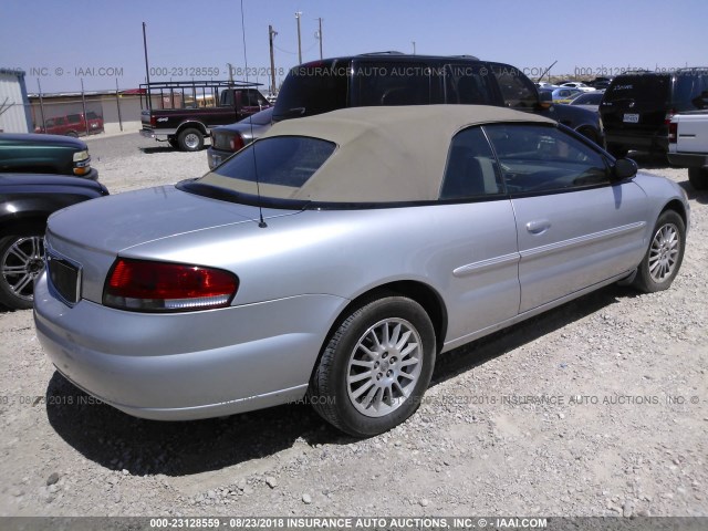 1C3EL55R96N259751 - 2006 CHRYSLER SEBRING TOURING SILVER photo 4