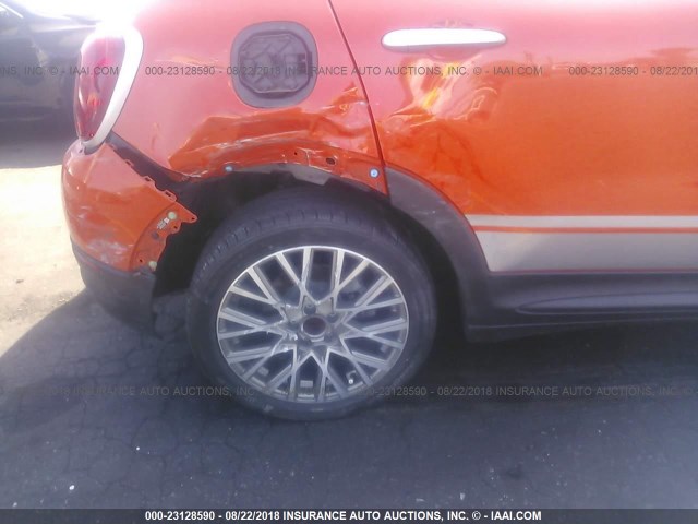 ZFBCFXCT8GP339068 - 2016 FIAT 500X TREKKING ORANGE photo 6