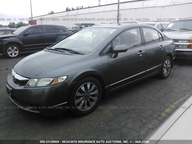2HGFA15949H510270 - 2009 HONDA CIVIC EXL Boz foto 2