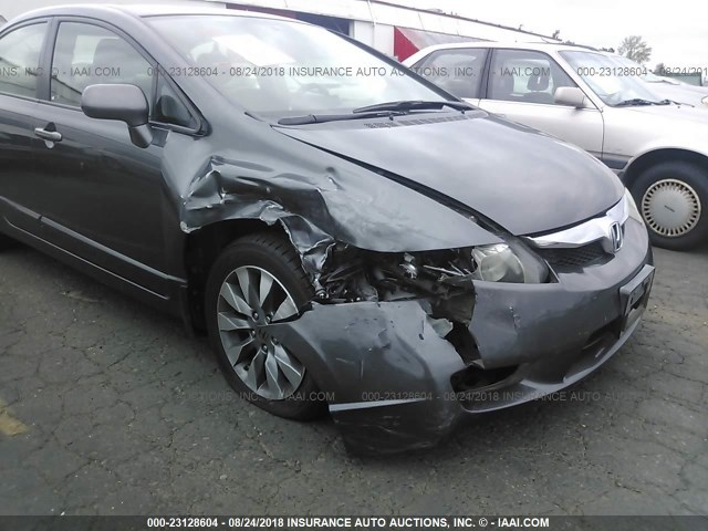 2HGFA15949H510270 - 2009 HONDA CIVIC EXL Boz foto 6