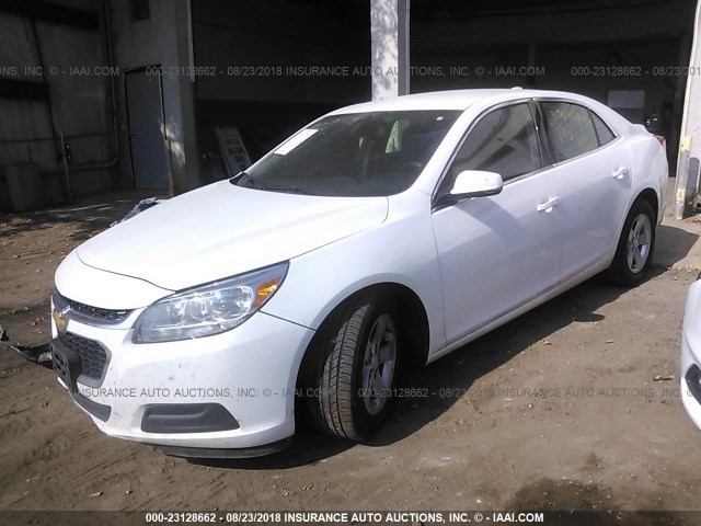 1G11C5SAXGF116143 - 2016 CHEVROLET MALIBU LIMITED LT WHITE photo 2