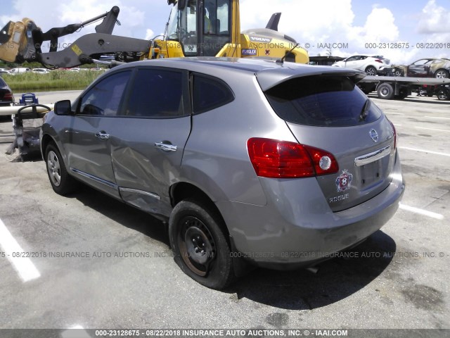 JN8AS5MT7BW187984 - 2011 NISSAN ROGUE S/SV/KROM GRAY photo 3