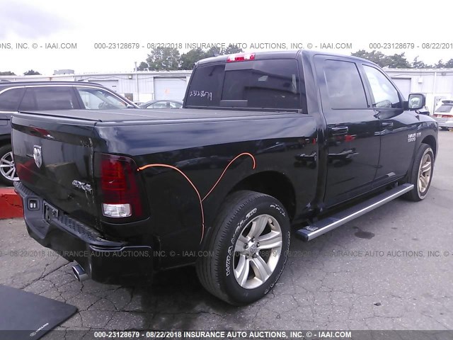 1C6RR7MT0GS409115 - 2016 RAM 1500 SPORT BLACK photo 4