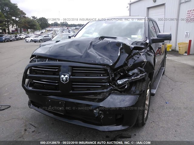 1C6RR7MT0GS409115 - 2016 RAM 1500 SPORT BLACK photo 6