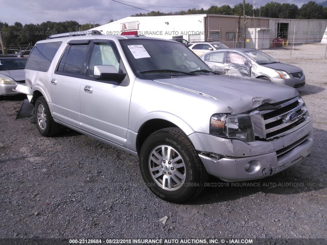 1FMJK1K57CEF65684 - 2012 FORD EXPEDITION EL LIMITED SILVER photo 1