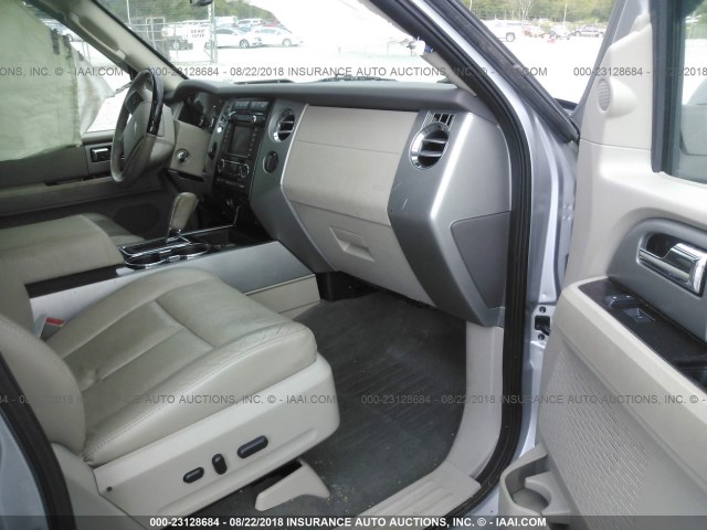 1FMJK1K57CEF65684 - 2012 FORD EXPEDITION EL LIMITED SILVER photo 5