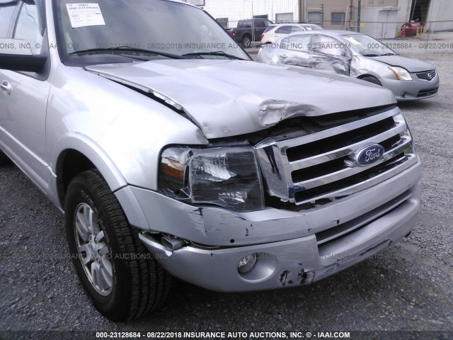 1FMJK1K57CEF65684 - 2012 FORD EXPEDITION EL LIMITED SILVER photo 6