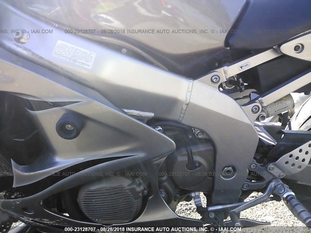 JKAZX4J107A070291 - 2007 KAWASAKI ZX600 J1 SILVER photo 9