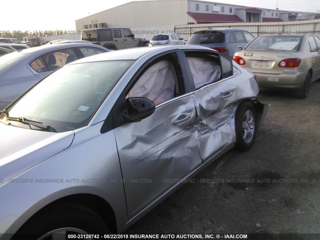 1G1PC5SB3F7222705 - 2015 CHEVROLET CRUZE LT SILVER photo 6