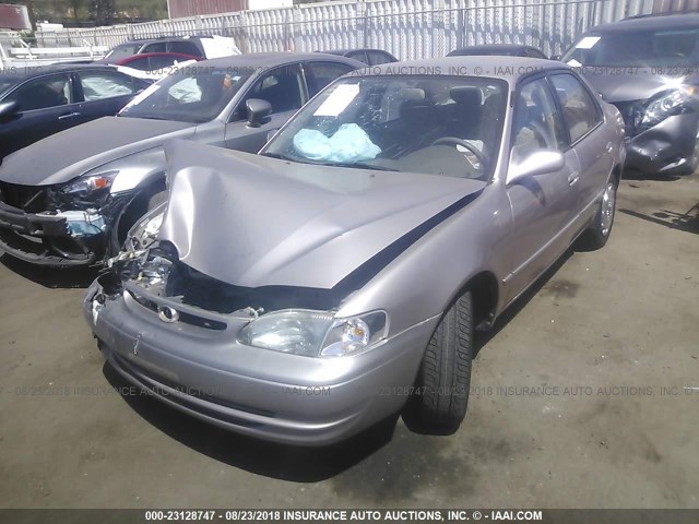 1NXBR18E1WZ108371 - 1998 TOYOTA COROLLA VE/CE/LE Brązowy zdjęcie 2