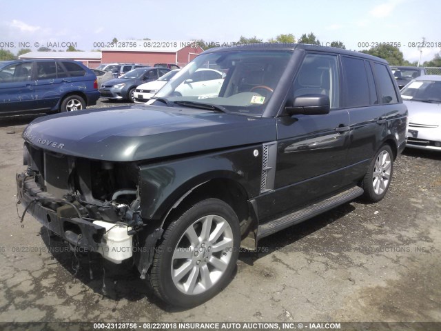 SALMF13436A214156 - 2006 LAND ROVER RANGE ROVER SUPERCHARGED GREEN photo 2