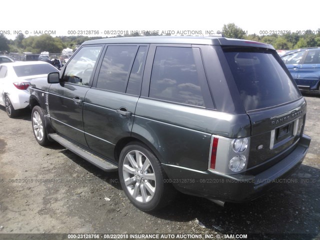 SALMF13436A214156 - 2006 LAND ROVER RANGE ROVER SUPERCHARGED GREEN photo 3