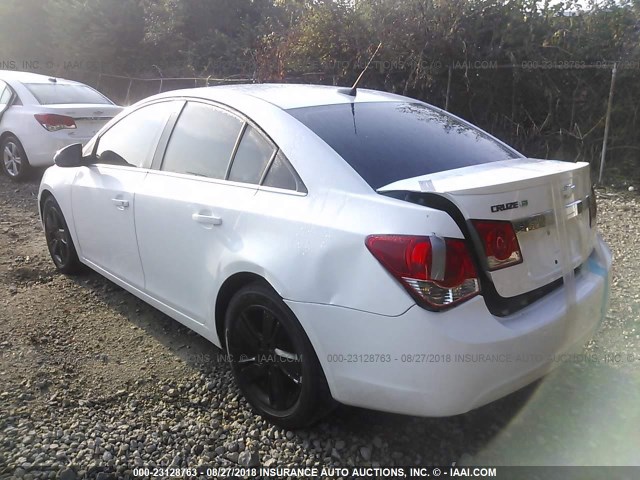 1G1P75SZ8E7316031 - 2014 CHEVROLET CRUZE WHITE photo 3