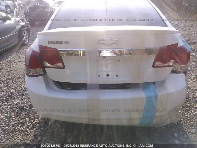 1G1P75SZ8E7316031 - 2014 CHEVROLET CRUZE WHITE photo 6