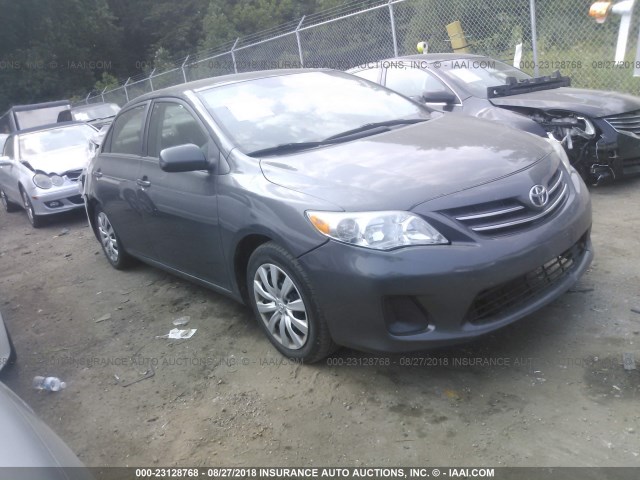 2T1BU4EE4DC041817 - 2013 TOYOTA COROLLA S/LE GRAY photo 1