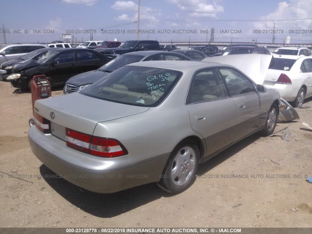 JT8BF28G210323129 - 2001 LEXUS ES 300 TAN photo 4