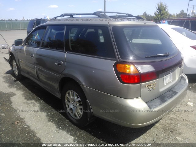 4S3BH895037648576 - 2003 SUBARU LEGACY OUTBACK H6 3.0 SPECIAL GRAY photo 3