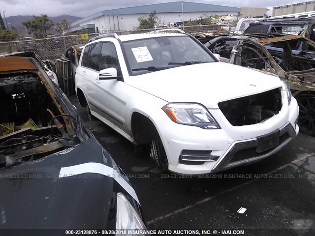 WDCGG0EB3EG317218 - 2014 MERCEDES-BENZ GLK 250 BLUETEC WHITE photo 1