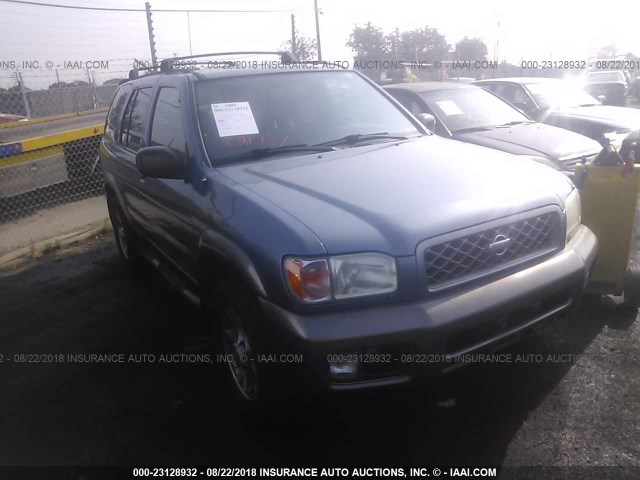 JN8DR07Y51W504002 - 2001 NISSAN PATHFINDER LE/SE/XE BLUE photo 1