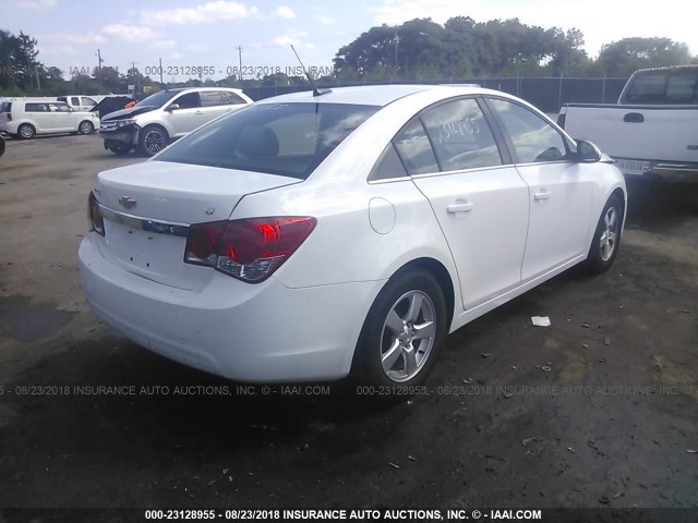 1G1PC5SB3E7241205 - 2014 CHEVROLET CRUZE LT WHITE photo 4