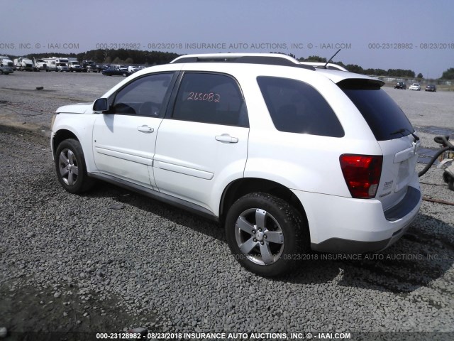 2CKDL63F276237630 - 2007 PONTIAC TORRENT WHITE photo 3