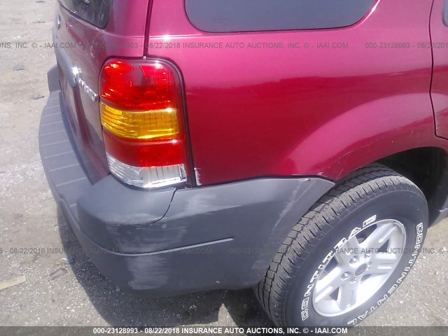 1FMYU95H96KC55393 - 2006 FORD ESCAPE HEV RED photo 6