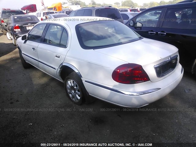 1LNHM97VXYY874538 - 2000 LINCOLN CONTINENTAL  WHITE photo 3