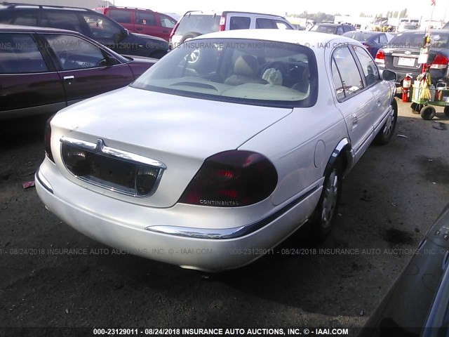 1LNHM97VXYY874538 - 2000 LINCOLN CONTINENTAL  Ақ фото 4