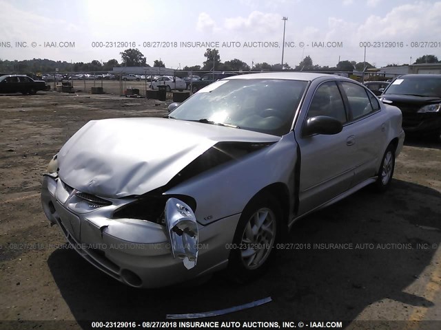 1G2NF52E54M534527 - 2004 PONTIAC GRAND AM SE1 SILVER photo 2