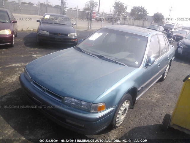 JHMCB7664LC039073 - 1990 HONDA ACCORD EX/EX-R GREEN photo 2