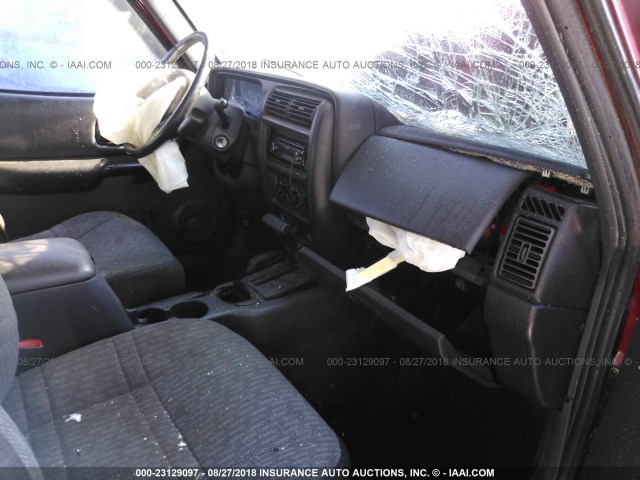 1J4FF68SXXL551976 - 1999 JEEP CHEROKEE SPORT/CLASSIC წითელი ფოტო 5