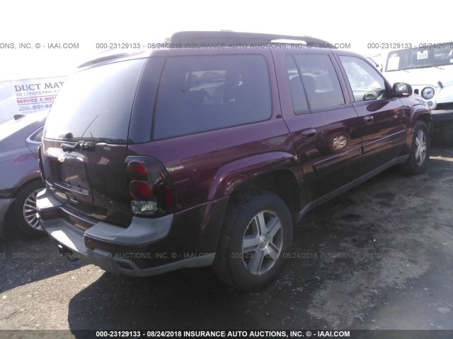 1GNET16M156179531 - 2005 CHEVROLET TRAILBLAZER EXT LS/EXT LT BURGUNDY photo 4