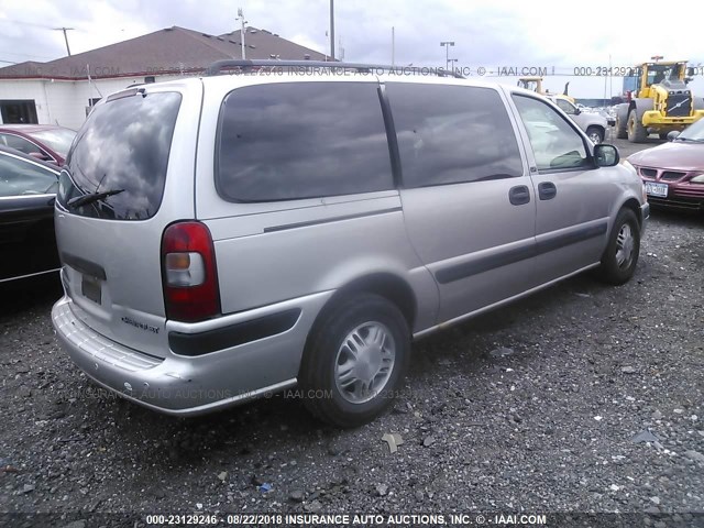 1GNDX13E74D122872 - 2004 CHEVROLET VENTURE LUXURY SILVER photo 4