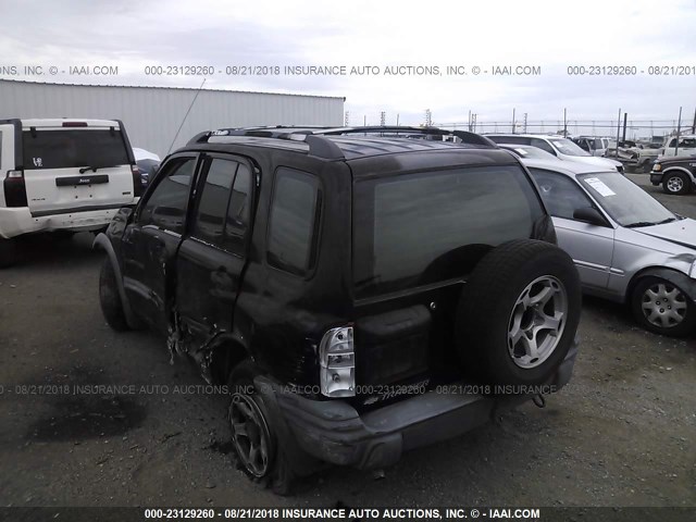 2CNBJ734616954608 - 2001 CHEVROLET TRACKER ZR2 BLACK photo 3