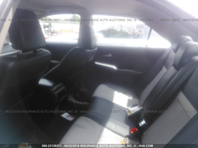 4T1BF1FK8CU585683 - 2012 TOYOTA CAMRY SE/LE/XLE SILVER photo 8