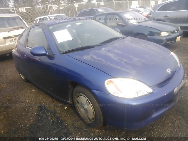 JHMZE14711T002571 - 2001 HONDA INSIGHT BLUE photo 1