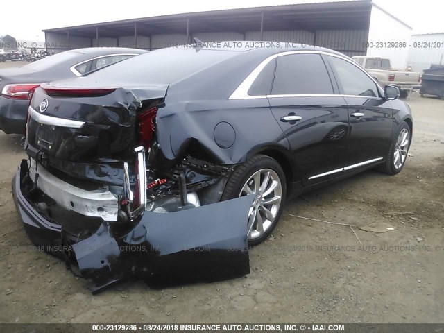 2G61S5S3XD9195770 - 2013 CADILLAC XTS PREMIUM COLLECTION BLUE photo 4