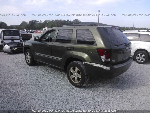 1J8GR48K37C521734 - 2007 JEEP GRAND CHEROKEE LAREDO/COLUMBIA/FREEDOM GREEN photo 3