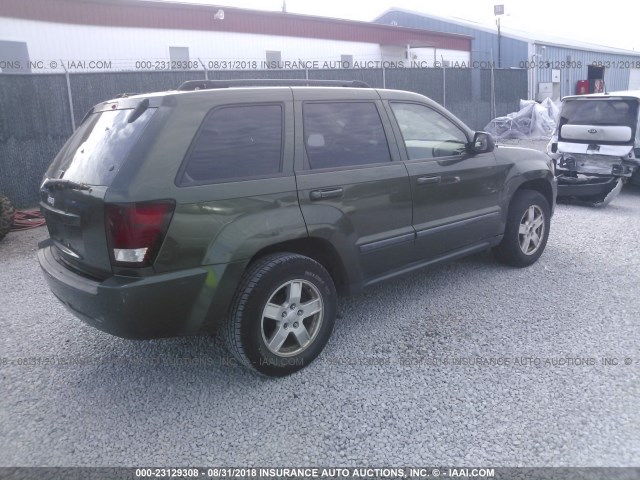 1J8GR48K37C521734 - 2007 JEEP GRAND CHEROKEE LAREDO/COLUMBIA/FREEDOM 绿色 照片 4