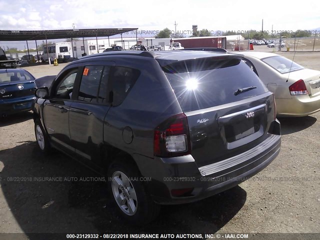 1C4NJCBA8FD129695 - 2015 JEEP COMPASS SPORT BLACK photo 3