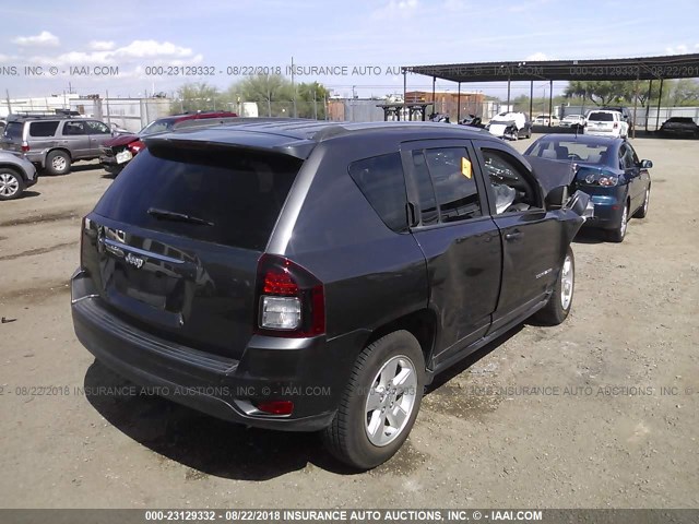 1C4NJCBA8FD129695 - 2015 JEEP COMPASS SPORT BLACK photo 4