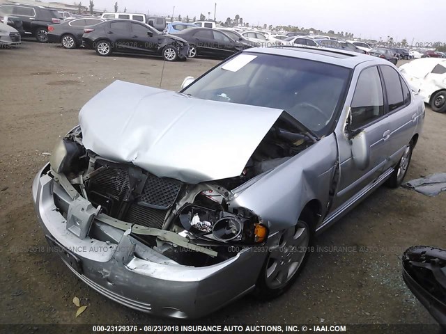 3N1AB51A64L740571 - 2004 NISSAN SENTRA 2.5S SILVER photo 2