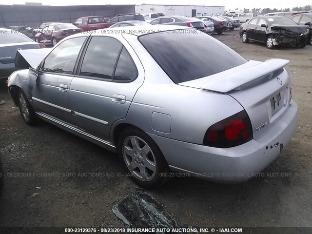 3N1AB51A64L740571 - 2004 NISSAN SENTRA 2.5S SILVER photo 3