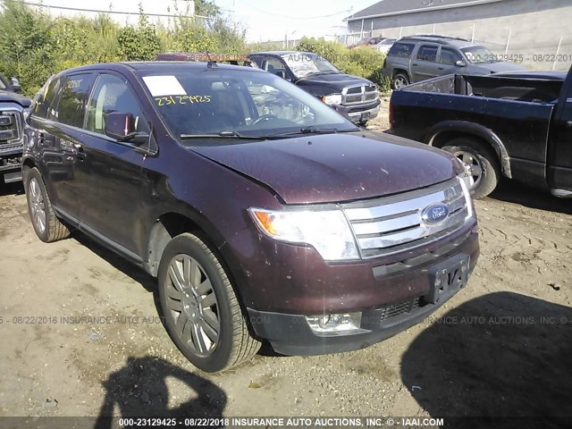 2FMDK4KC2ABB14944 - 2010 FORD EDGE LIMITED BURGUNDY photo 1